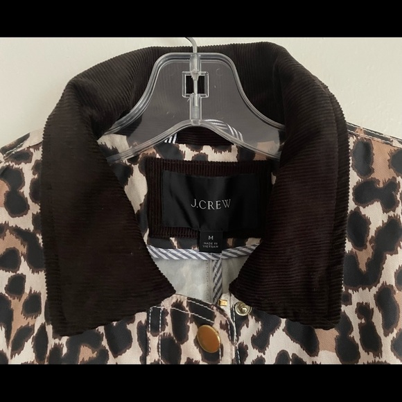 NEW - J.Crew Barn Jacket in Leopard Print - Picture 5 of 14